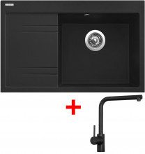 Sinks RIM 780 P Metalblack + Elka č...